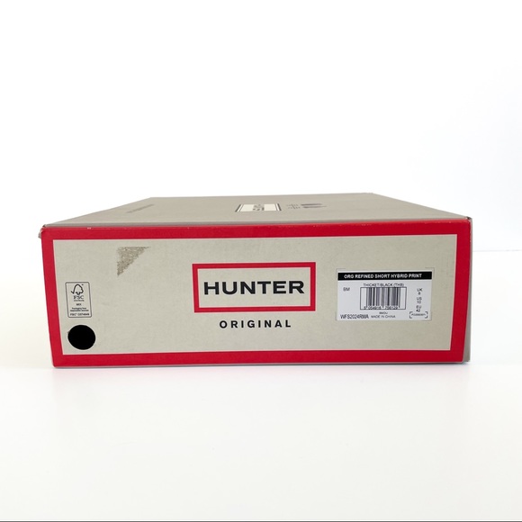 Hunter Original Leopard Print Refined Short Rain Boots in Size 10 - Picture 13 of 16